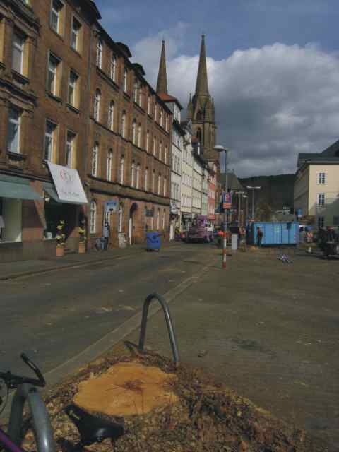 im April 2006 wurden die Bäume der Ketzerbach gefällt